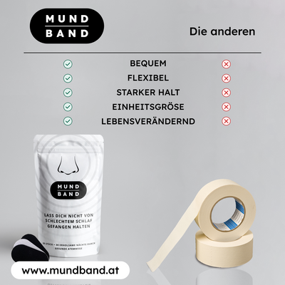 Mundband - bewusst durch die Nase